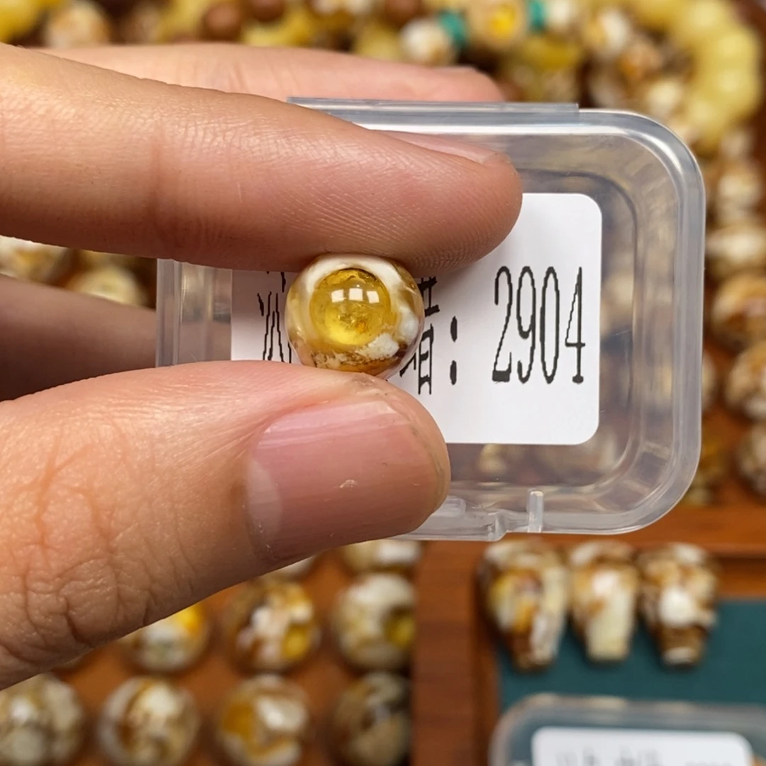 猴头核桃把件沁色圆珠老型2904