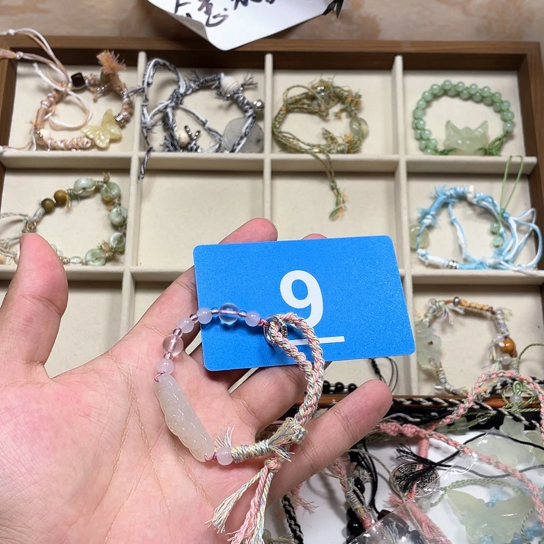 合金蛇纹石玉手链