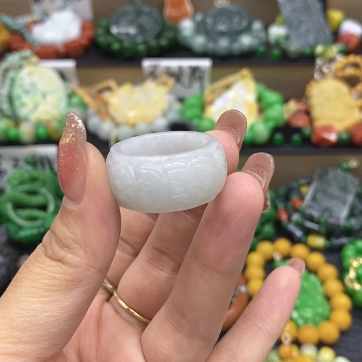 琪***琪翡翠戒指未镶嵌戒指7