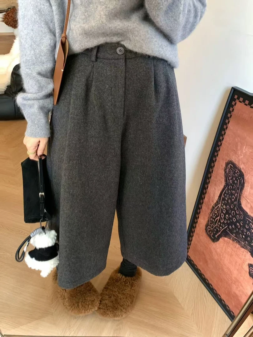 直接锁定 七分裤阔腿裤