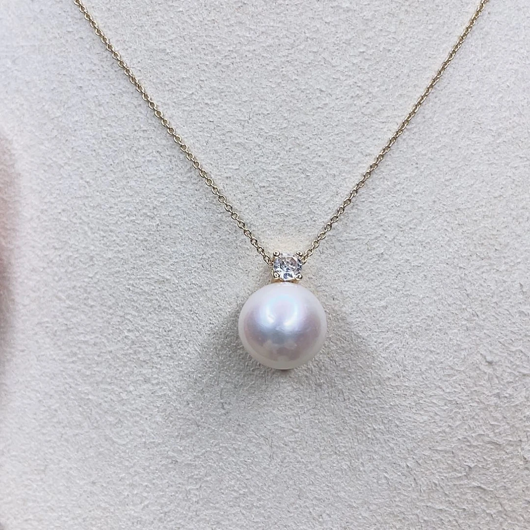 合金淡水珍珠吊坠(赠链)