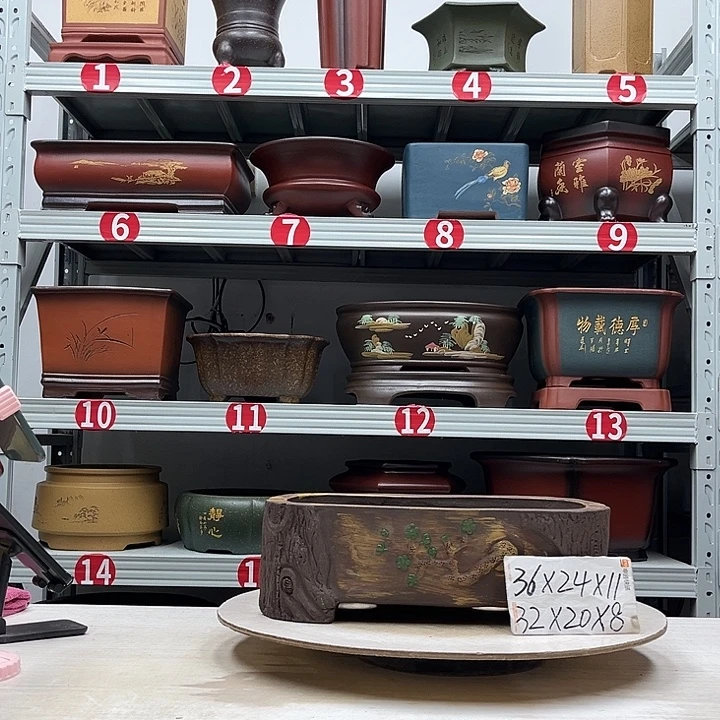 紫砂花盆紫砂花盆