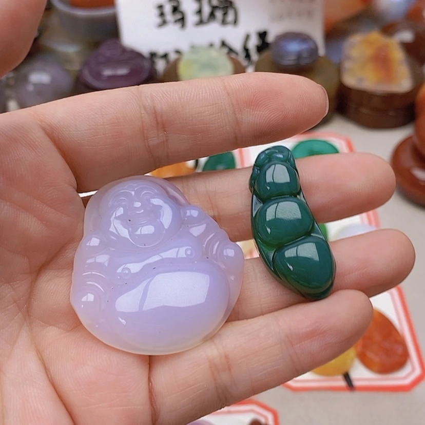 【闪购商品】玛瑙/玉髓未镶嵌珠宝半成品奋**生