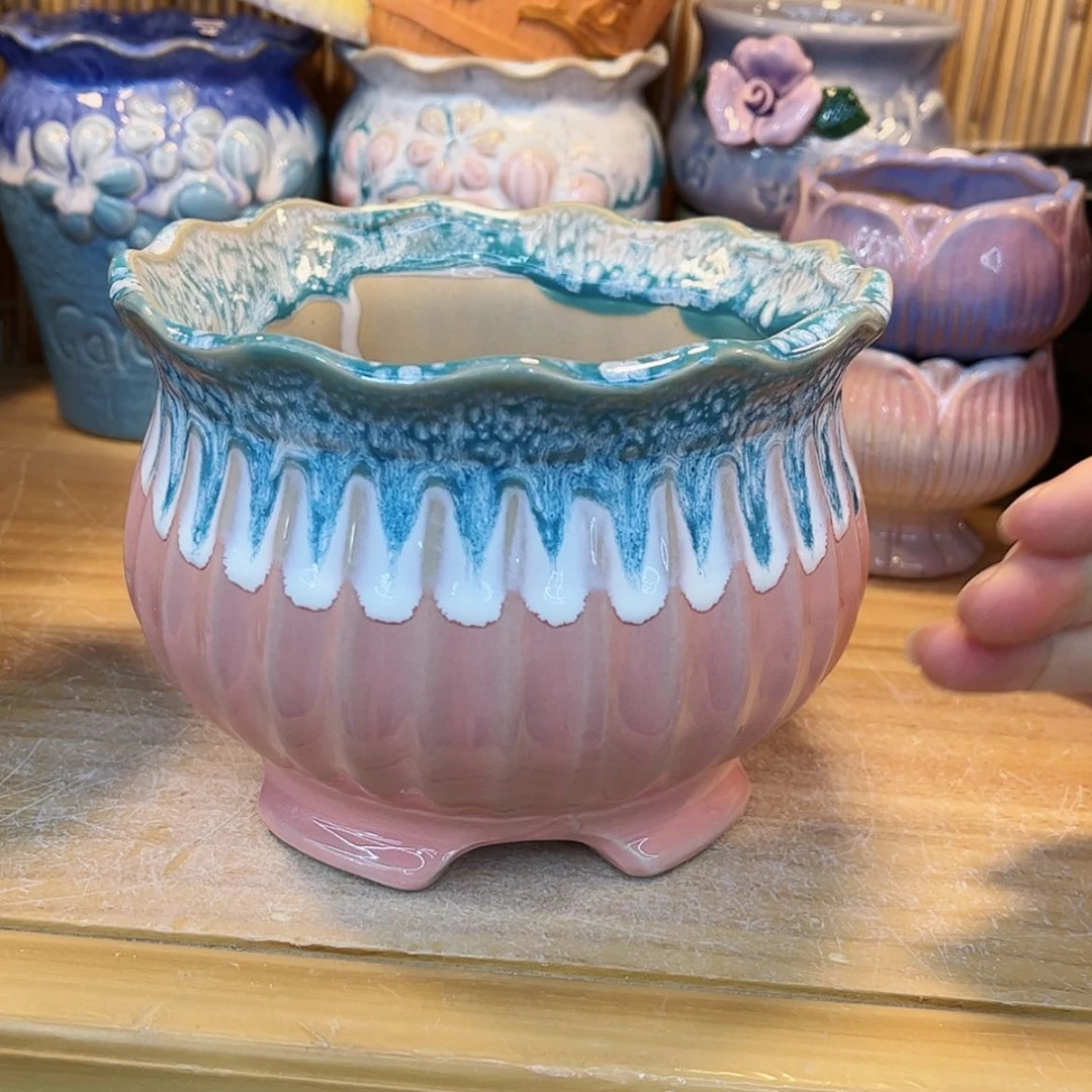 【闪购商品】陶瓷花盘