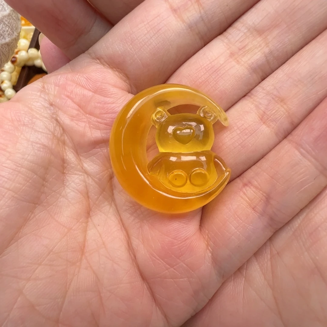 裸石琥珀未镶嵌蜜蜡