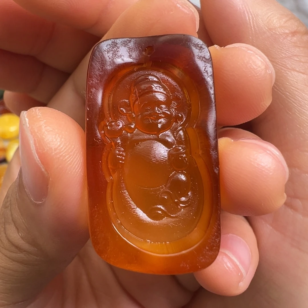 未镶嵌蜜蜡裸石琥珀