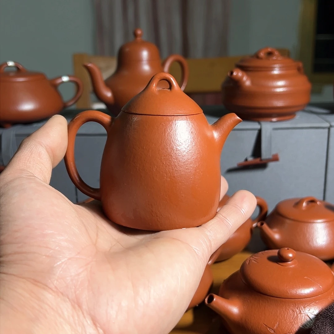 紫砂壶伙***里全手工制作秦权