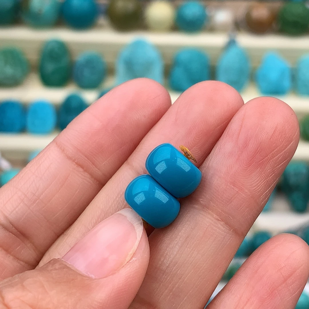 绿松石未镶嵌珠宝奇石9.8