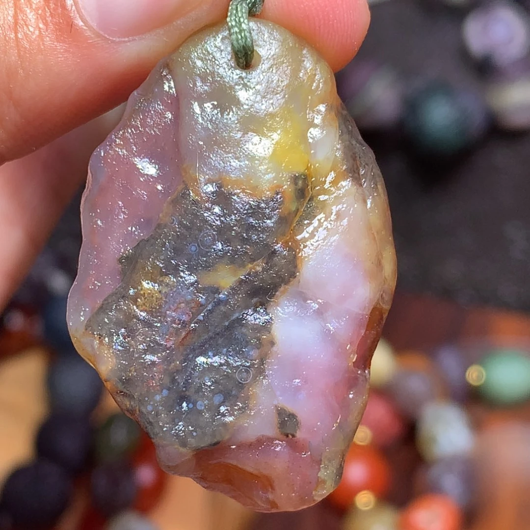 未镶嵌玛瑙/玉髓珠宝半成品