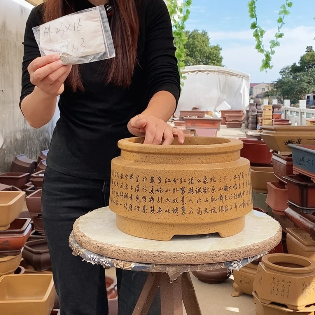 紫砂花盆紫砂花盆