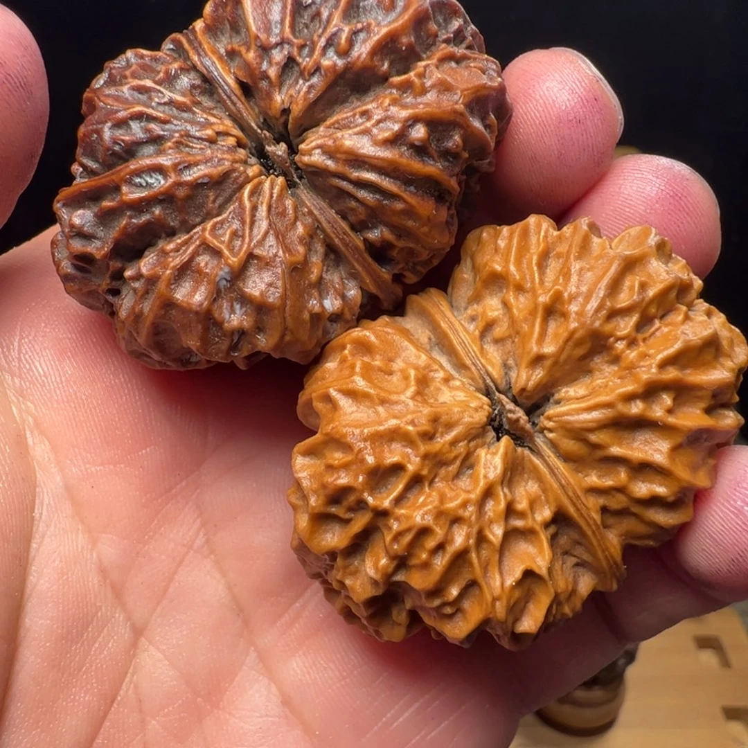 吊坠文玩核桃白泽48mm