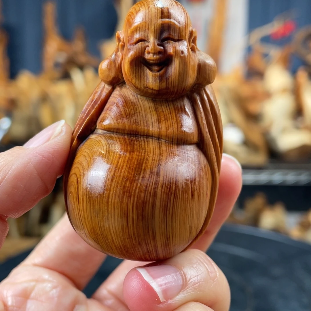 柏木（崖柏）手把件微瑕