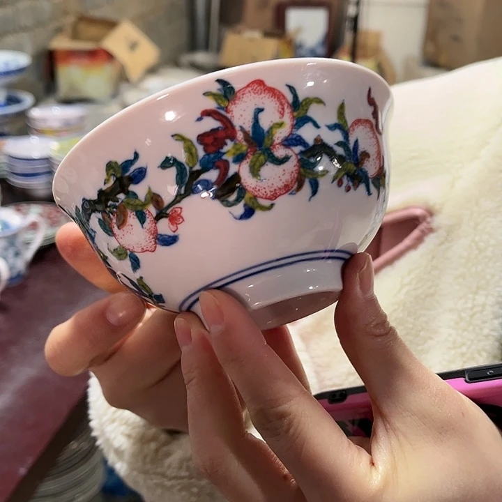 瓷片//////直径12.5厘米。1个。