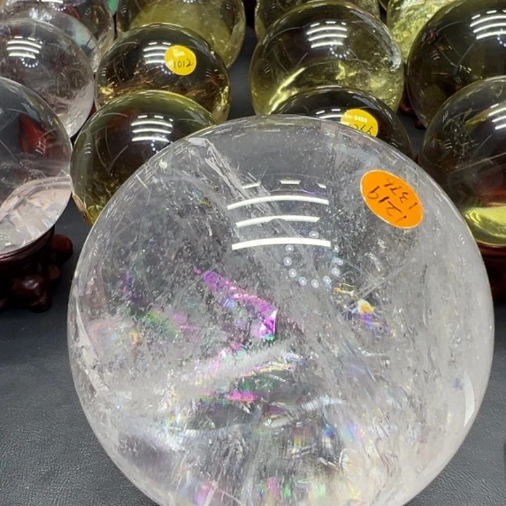 未镶嵌水晶珠宝半成品白水1219xy