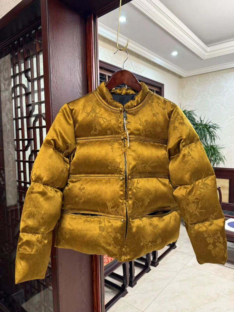 【立领短款鹅绒服】无实物链接工厂普工完美主义慎拍定制产品不退换