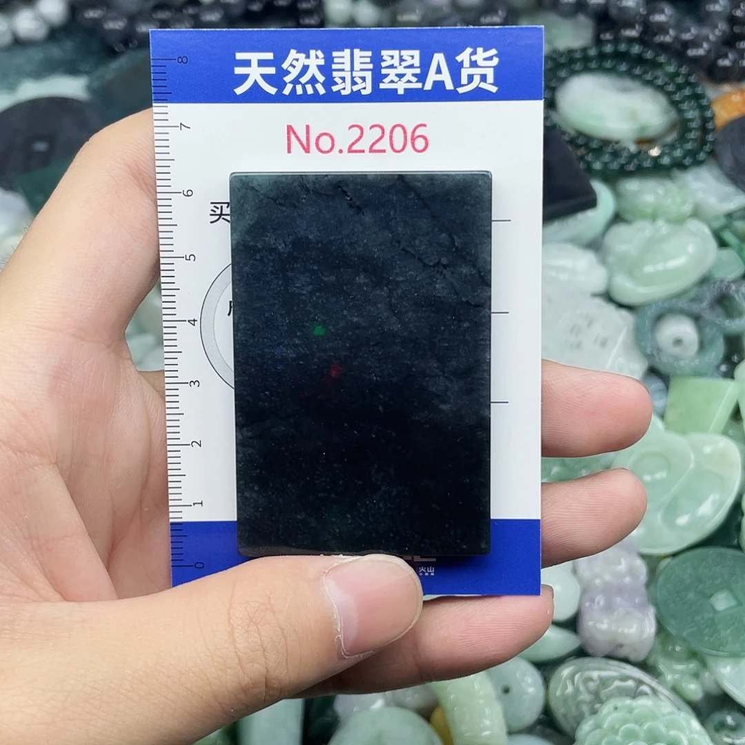翡翠未镶嵌颈饰2206….