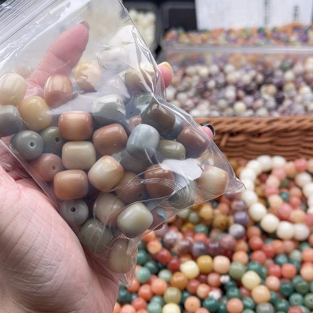 白玉菩提吊坠春***夜A/12mm/44颗锅底