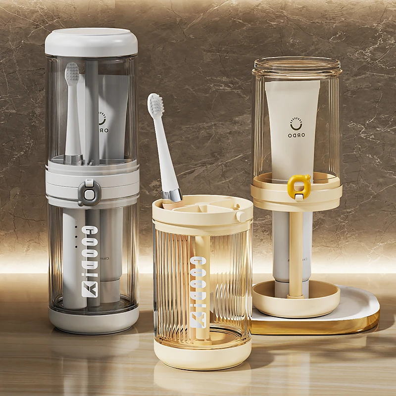 旅行洗漱杯牙刷牙膏牙具杯子便携式牙缸套装创意旅游四合一漱口杯