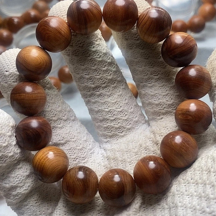 柏木手串/手链白粉碳化1.5