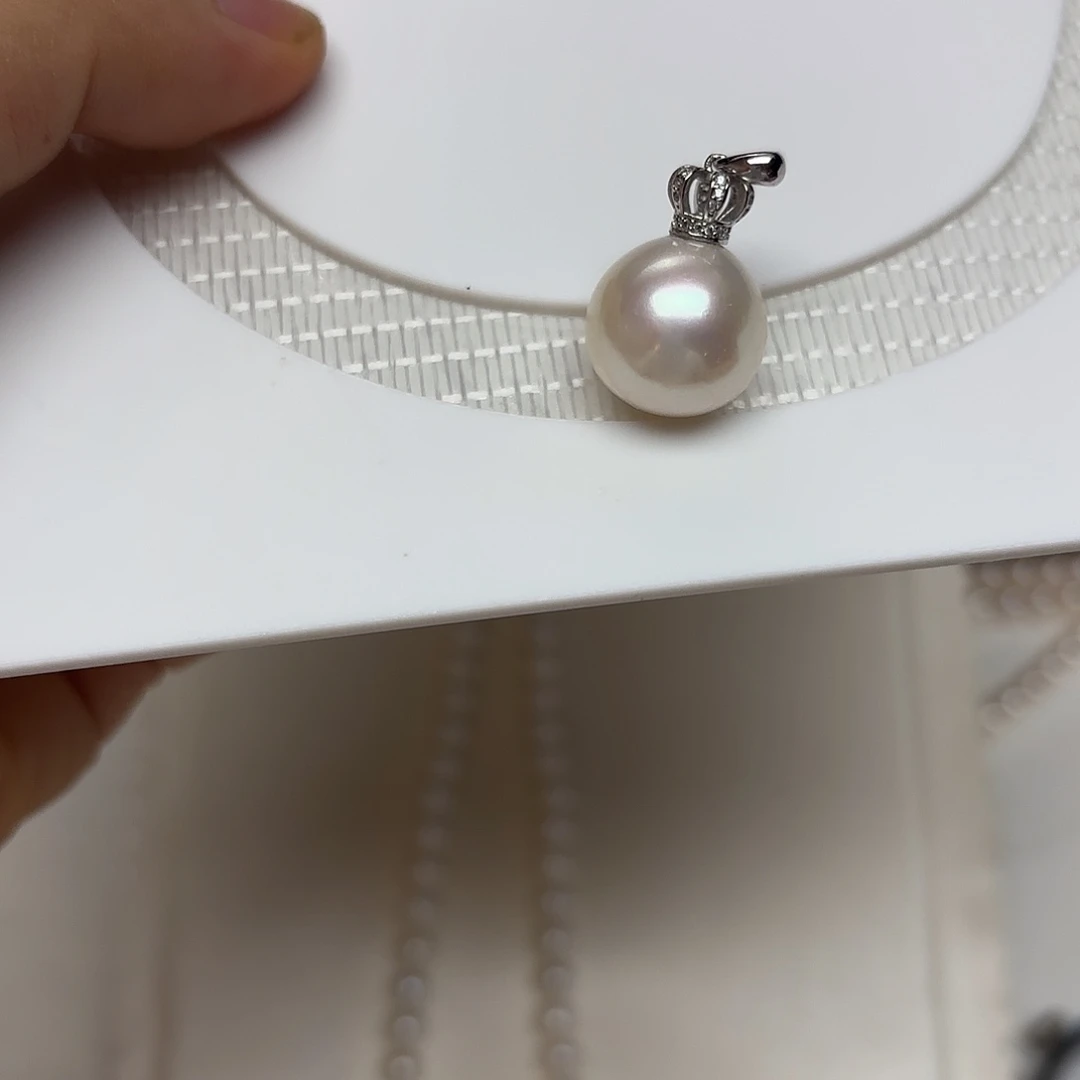 淡水珍珠未镶嵌颈饰15.1mm