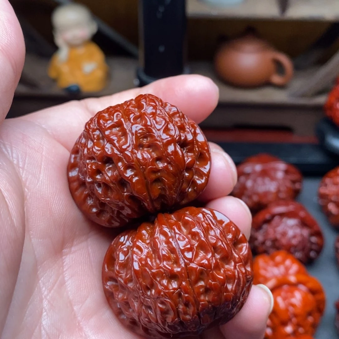 吊坠文玩核桃37血麒麟