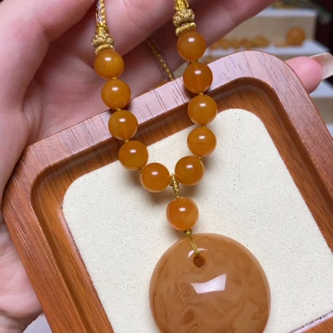 【闪购商品】未镶嵌颈饰蜜蜡项链