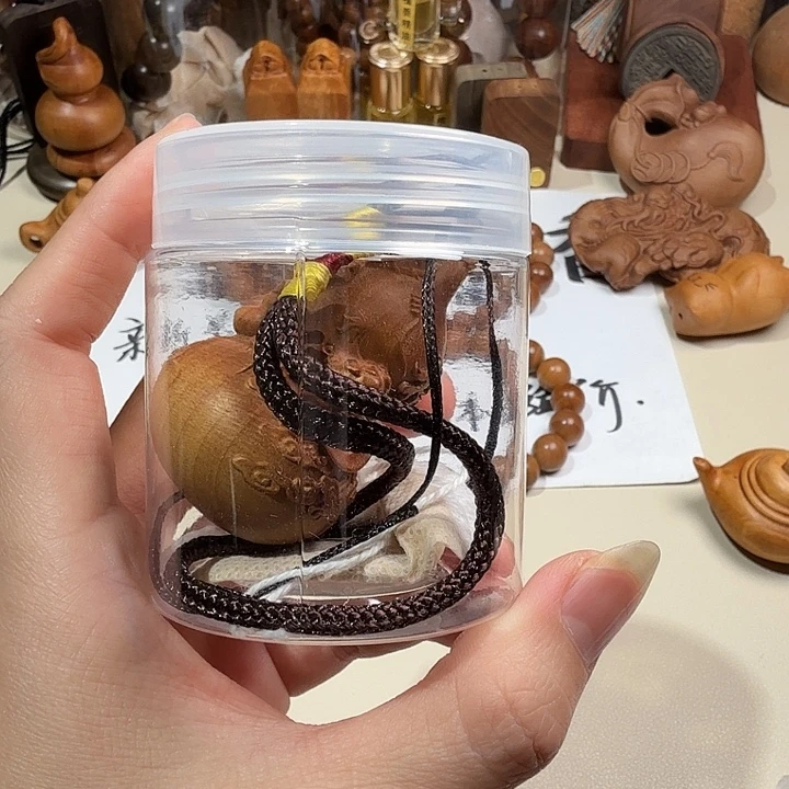 简***好檀香木印度老山檀香满工大五福葫芦