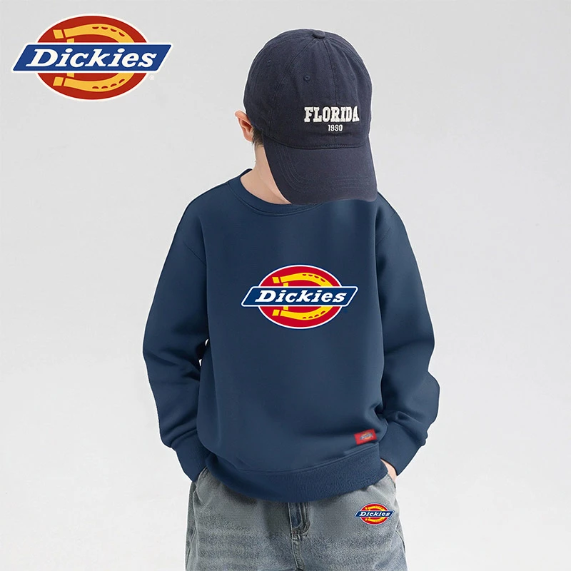Dickies童装儿童春秋款上衣男童秋季休闲运动长袖小童百搭卫衣潮