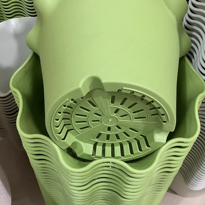 荷叶口24高16绿5个