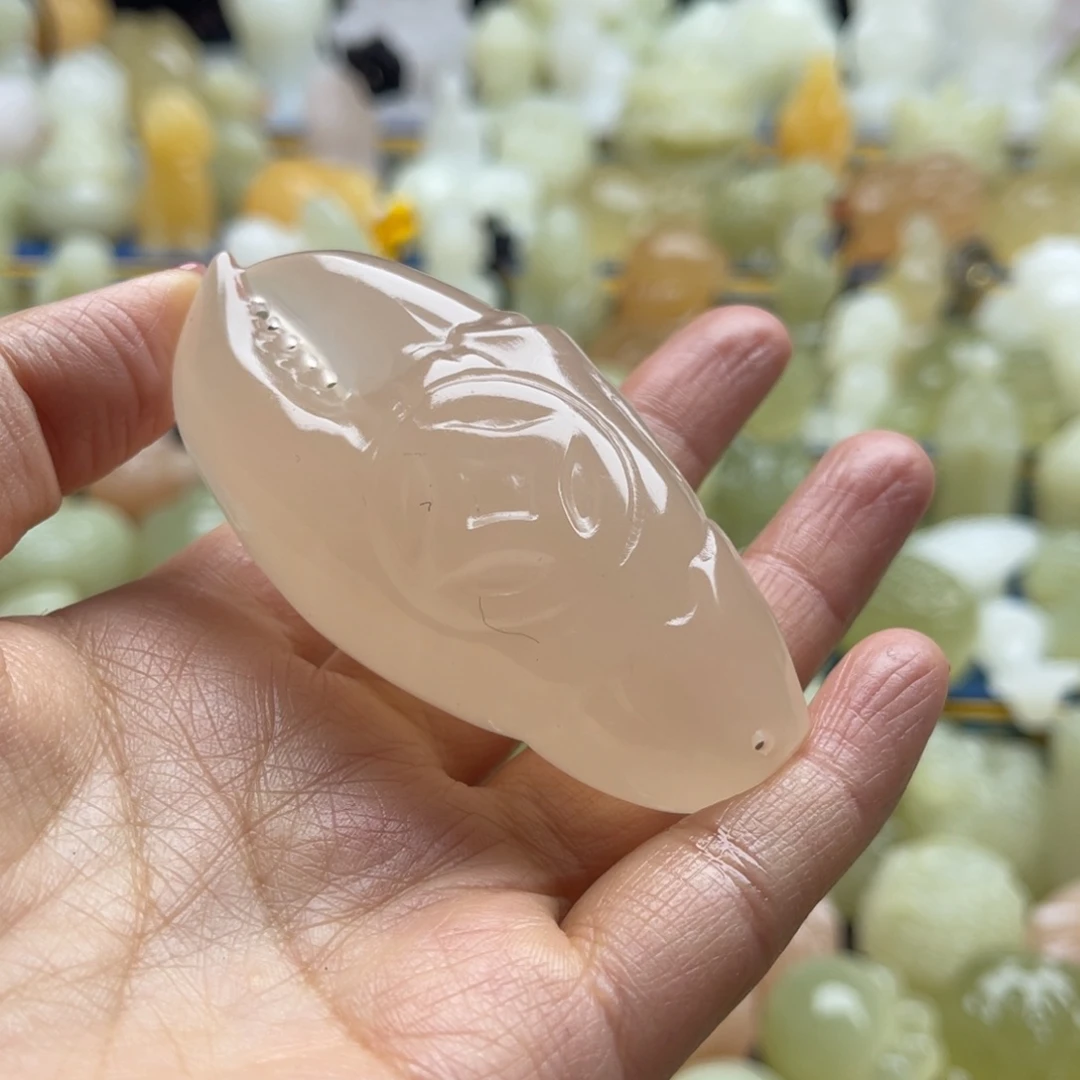 ＇***e玉天然桌面小摆件