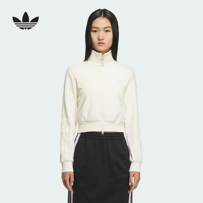 Adidas阿迪达斯三叶草【官方正品】女子复古运动修身夹克外套KB5445