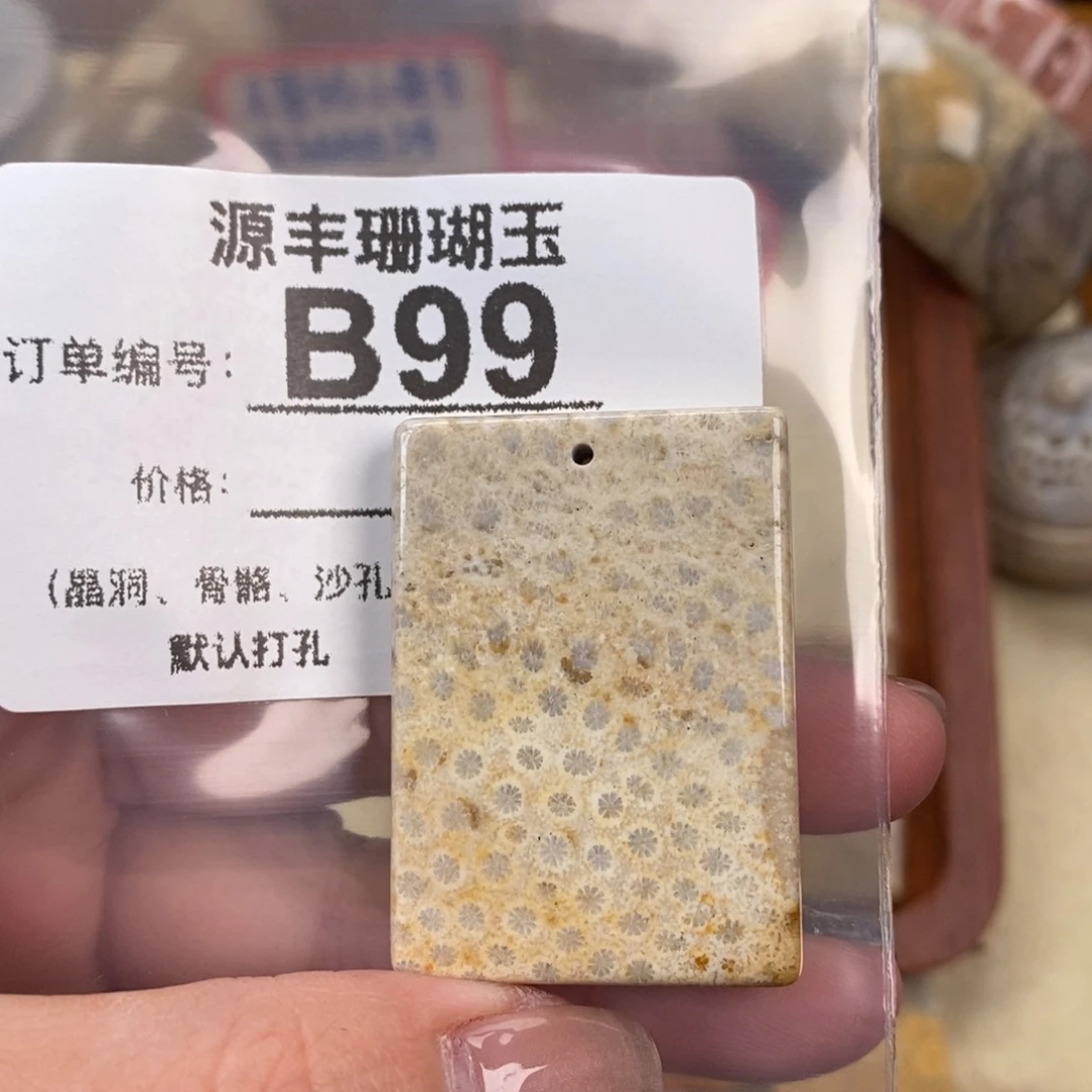 硅化玉颈饰未镶嵌祈*