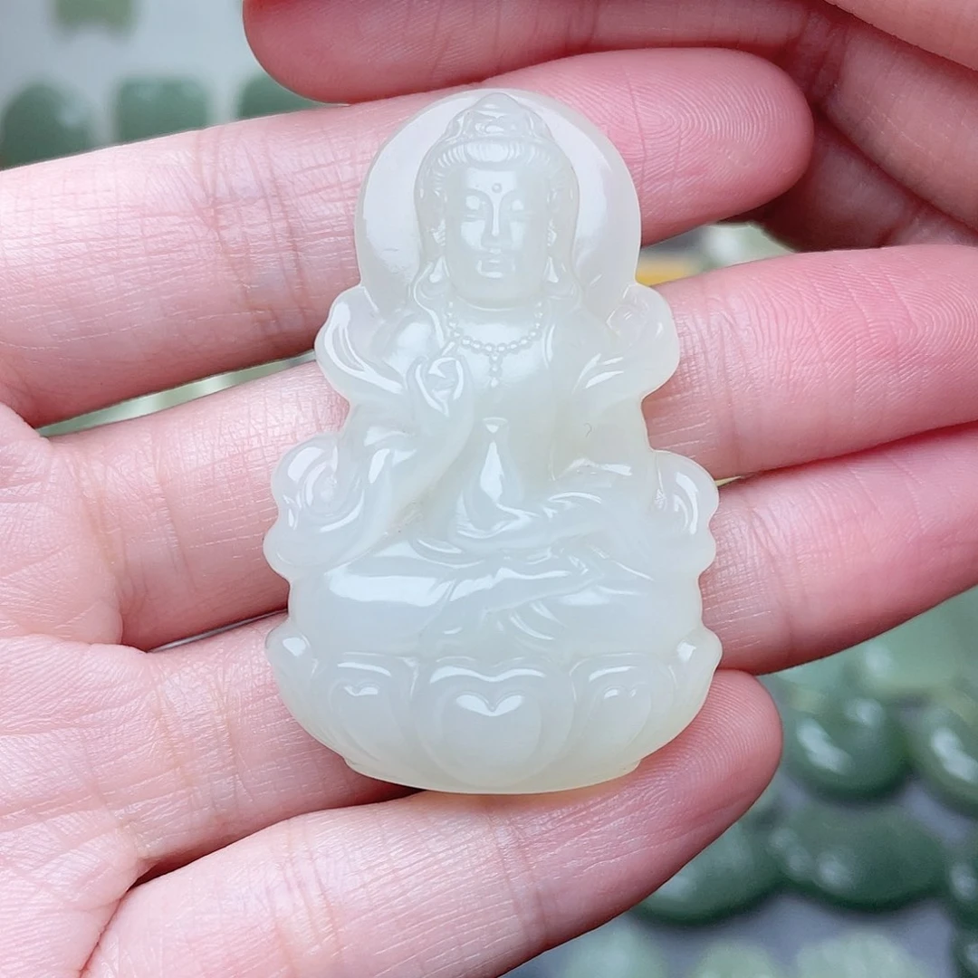 和田玉挂件未镶嵌奎***哥