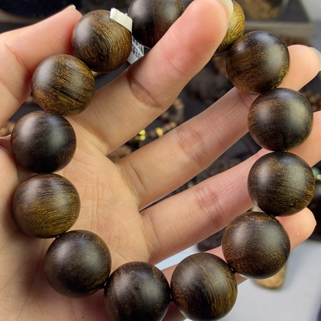 沉香手串?****?越南芽庄白瘤疤虎斑