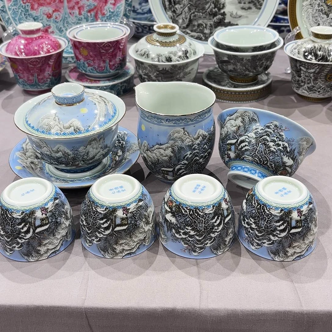 瓷片景德镇手工茶具