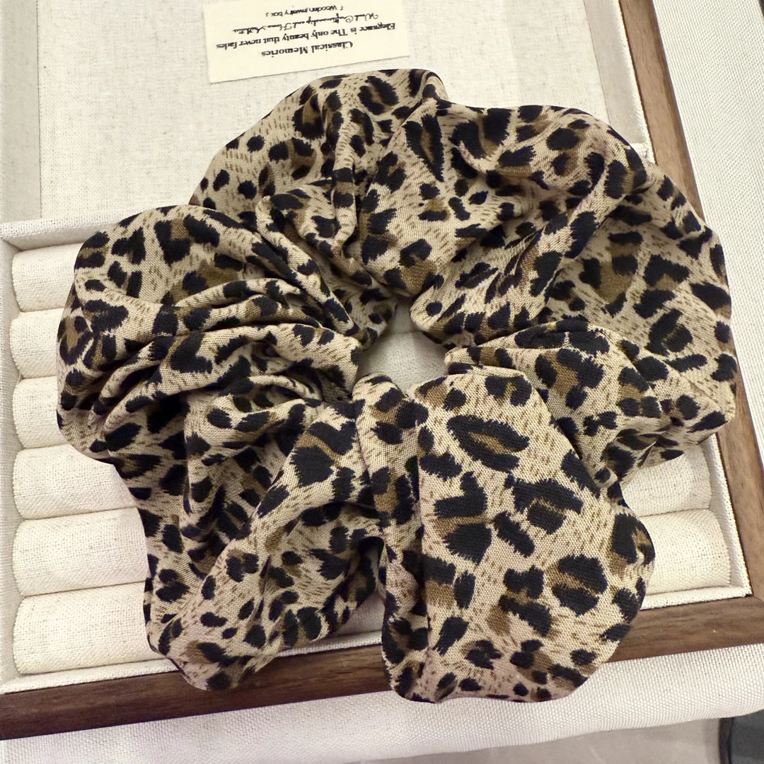 韩式豹纹发圈发绳皮筋