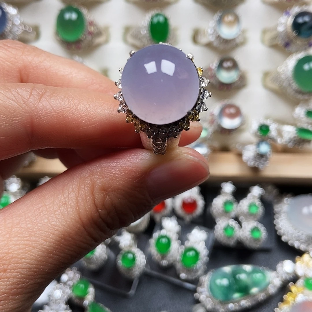 翡翠未镶嵌戒指翡翠戒指