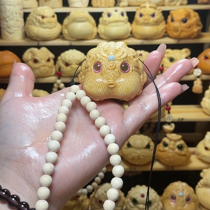 荆***_波妞公主竹链配饰+油刷