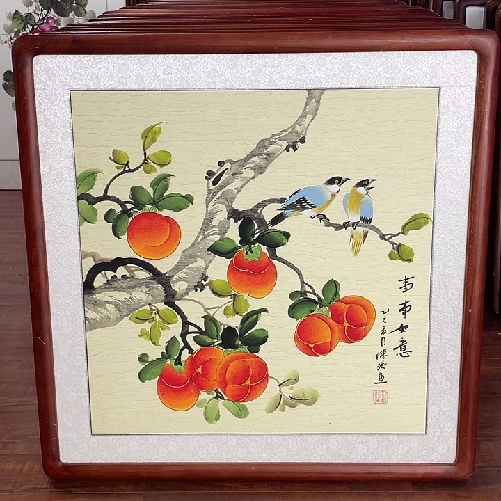 国画带框尺寸63*63厘米