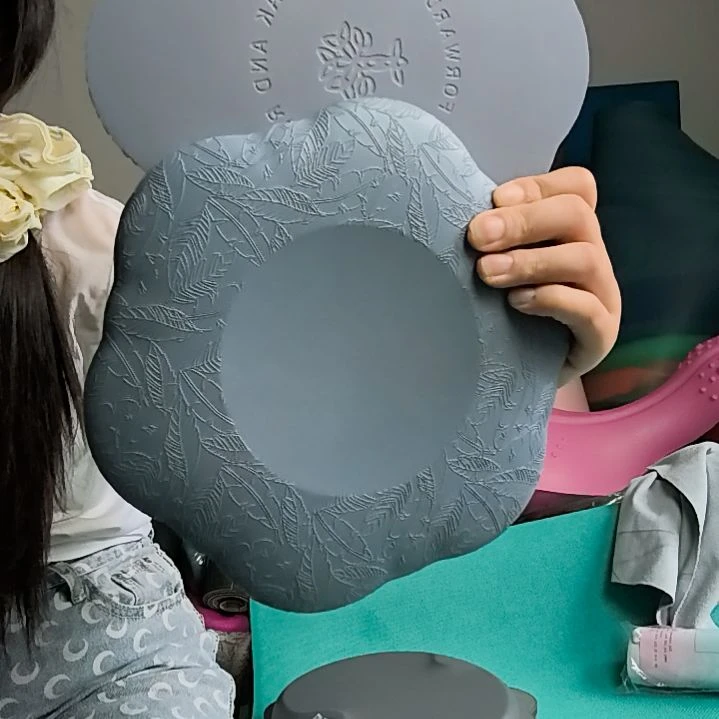 天然橡胶树叶款一对微瑕膝垫