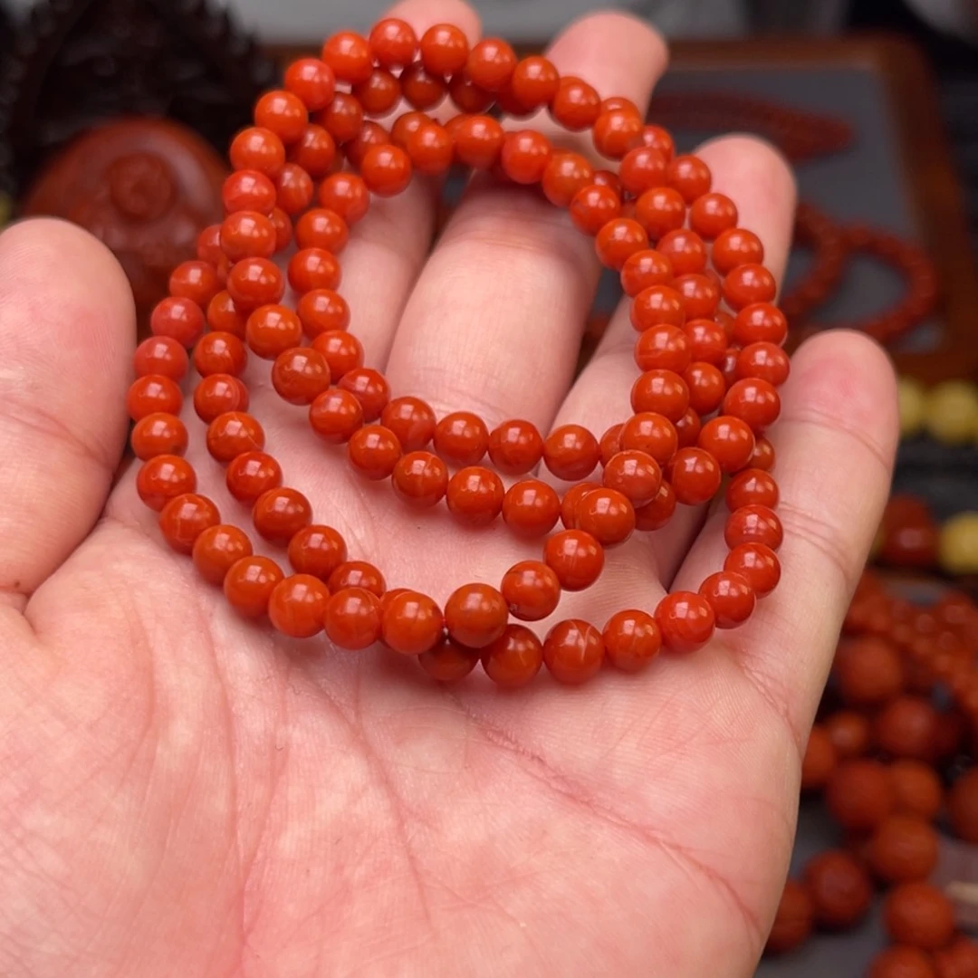 南红玛瑙卡5毫米➕未镶嵌