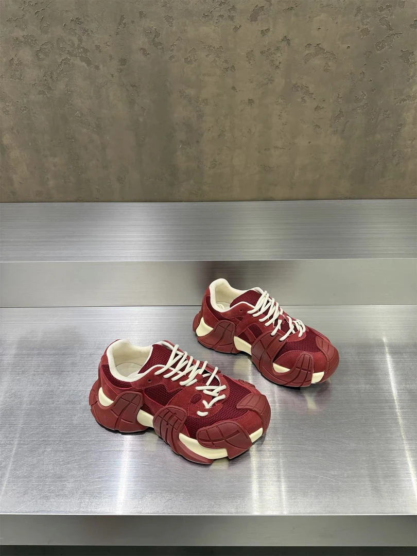 【X】欧洲站网面厚底老爹鞋女2025秋新款八爪鱼潮流复古运动休闲鞋