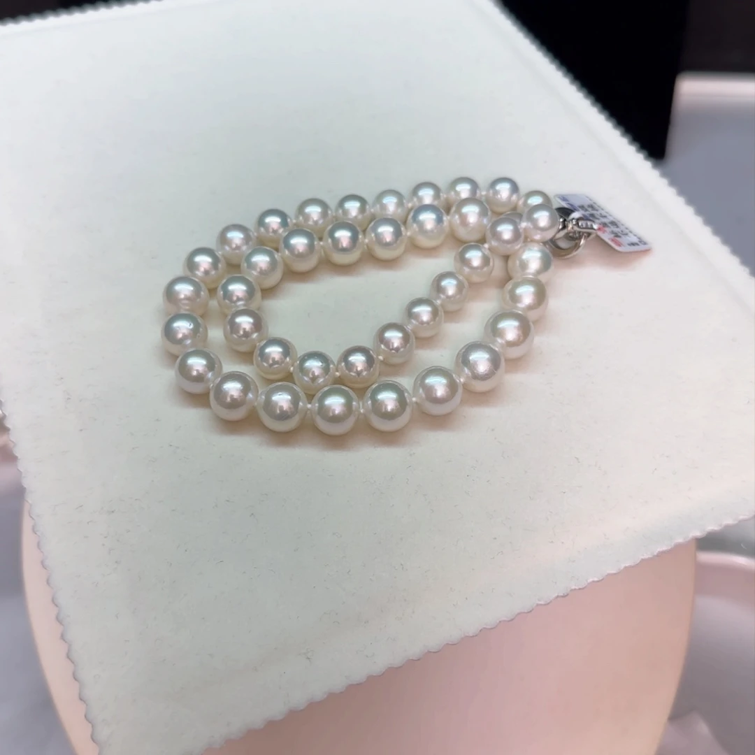 【闪购商品】淡水珍珠项链银S925镶嵌