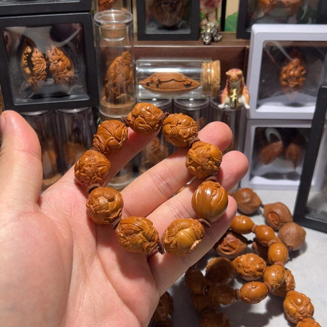 橄榄核手串/手链手工钟馗捉鬼