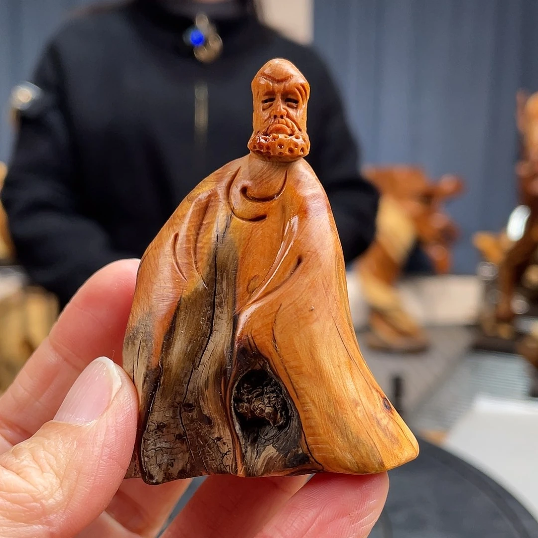 柏木（崖柏）手把件