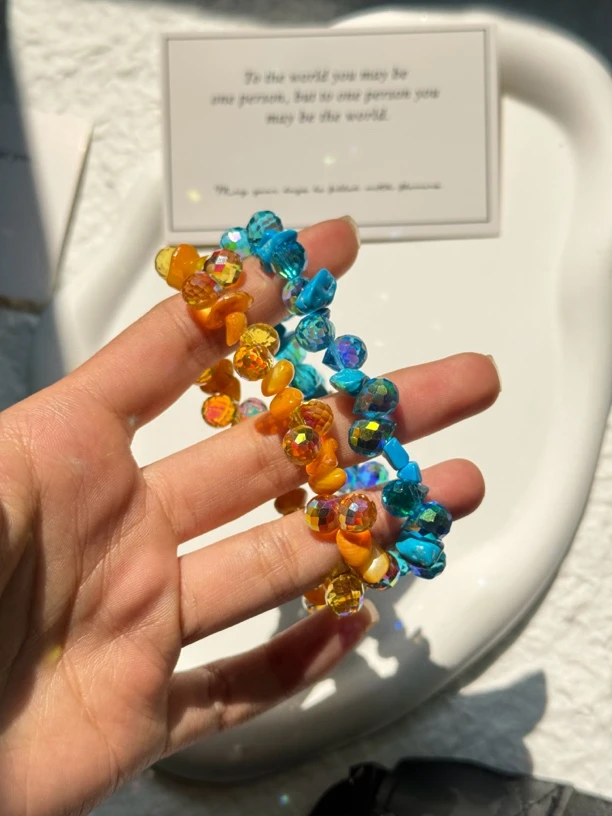 非金属亚克力手链 原创高级ins风日韩高级气质百搭手链女