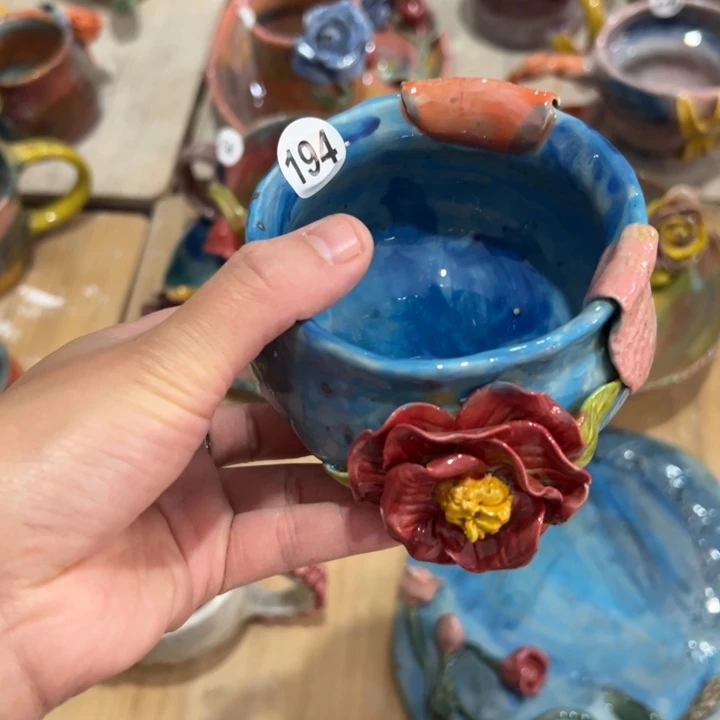 盘懿树手捏咖啡杯碗盘餐具壶承