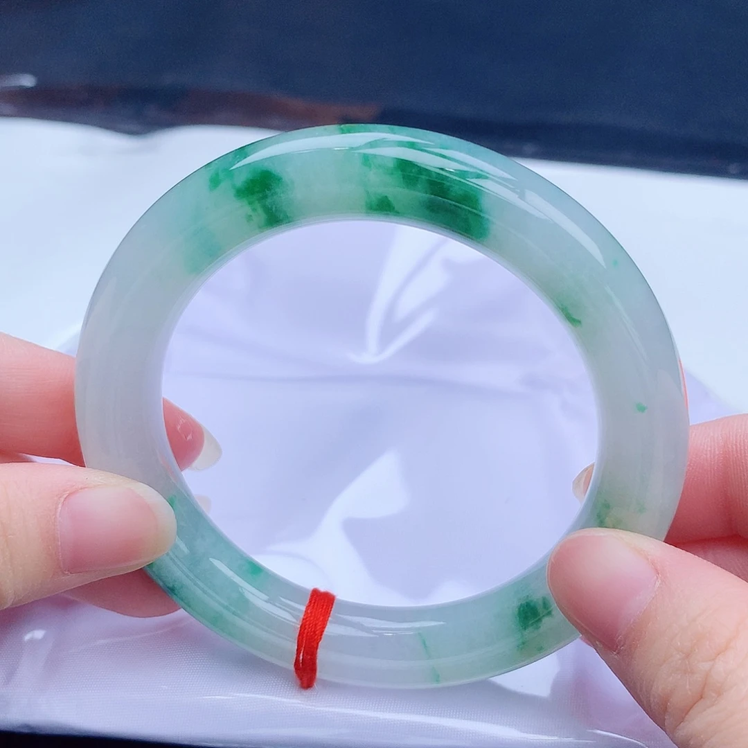 翡翠未镶嵌手镯缅甸天然翡翠A货手镯