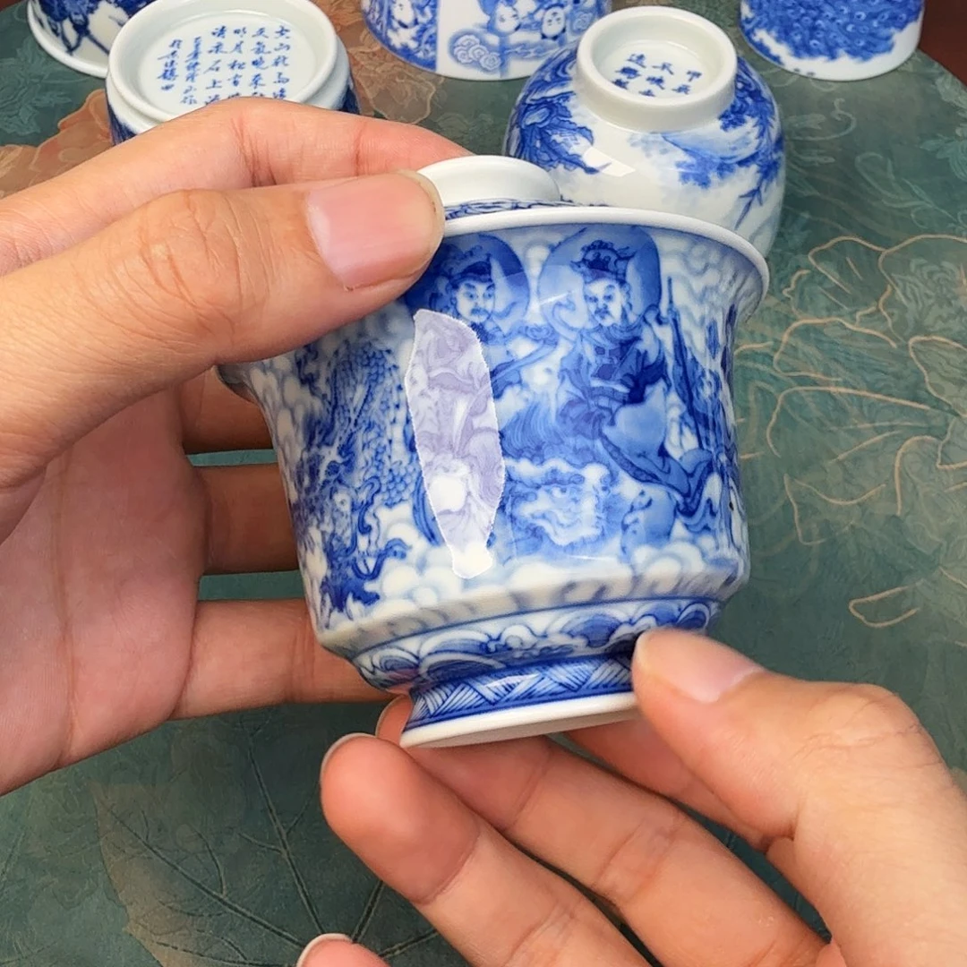 几***凡现代景德镇全手工手绘陶瓷