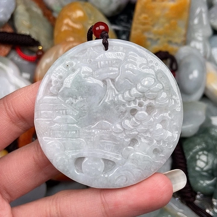 颈饰未镶嵌翡翠翡翠